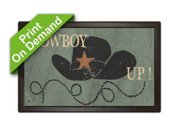 Cowboy Up Door or Kitchen Mat