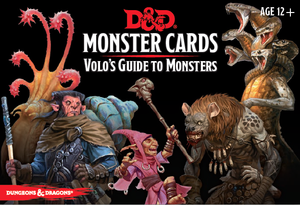 Dungeon's & Dragons Monster Cards Volo's Guide to Monsters