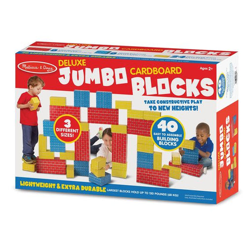 Melissa & Doug Deluxe Jumbo Cardboard Blocks