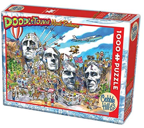 Cobble Hill DoodleTown: Mount Rushmore 1000pc Puzzle