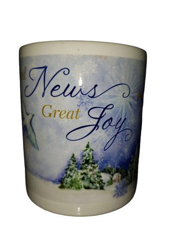 Leanin Tree Good News Great Joy Christmas Mug