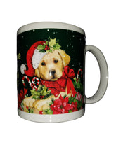 Load image into Gallery viewer, Leanin Tree Santa Paws Christmas Mug #56392