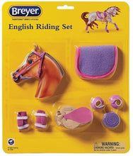 Load image into Gallery viewer, Breyer English Riding Set in Hot Colors