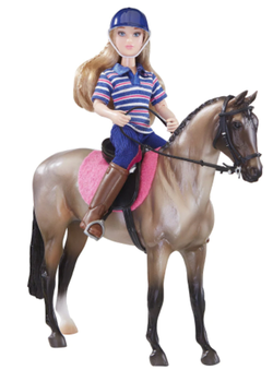 Breyer Casual English Horse and Rider #61114