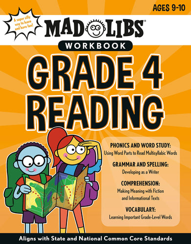 MAD LIBS WORKBOOK: GRADE 4 READING