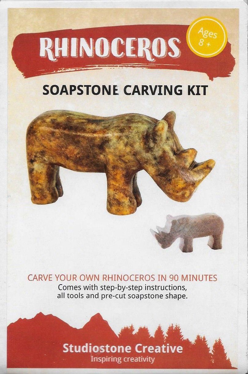 Studiostone Creative Soapstone Carving Kit, Cat