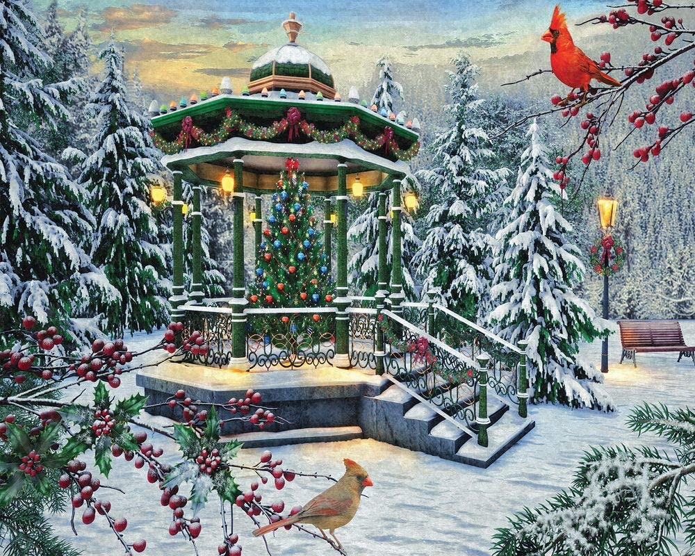 Springbok Holiday Gazebo 1000 PIECE JIGSAW PUZZLE