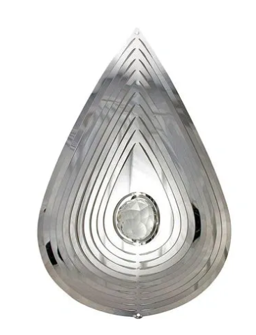 Crystal Mirror Teardrop Mandala