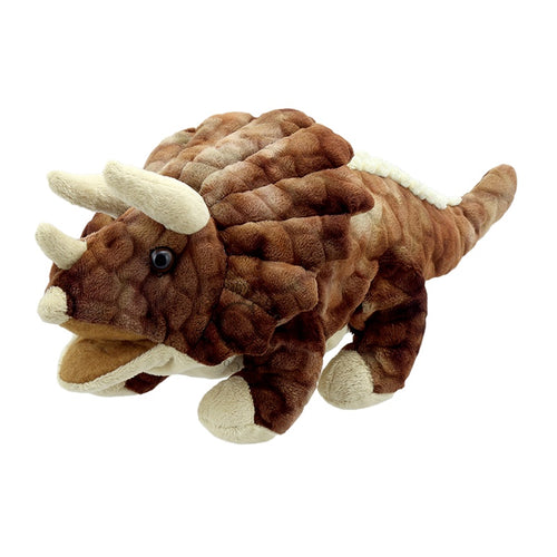 The Puppet Company Triceratops Baby Dino Hand Puppet