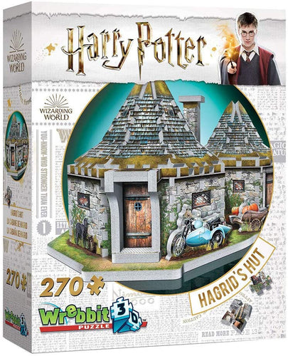 Wrebbit 3D - Hagrid’s Hut 3D Jigsaw Puzzle – 270-Piece