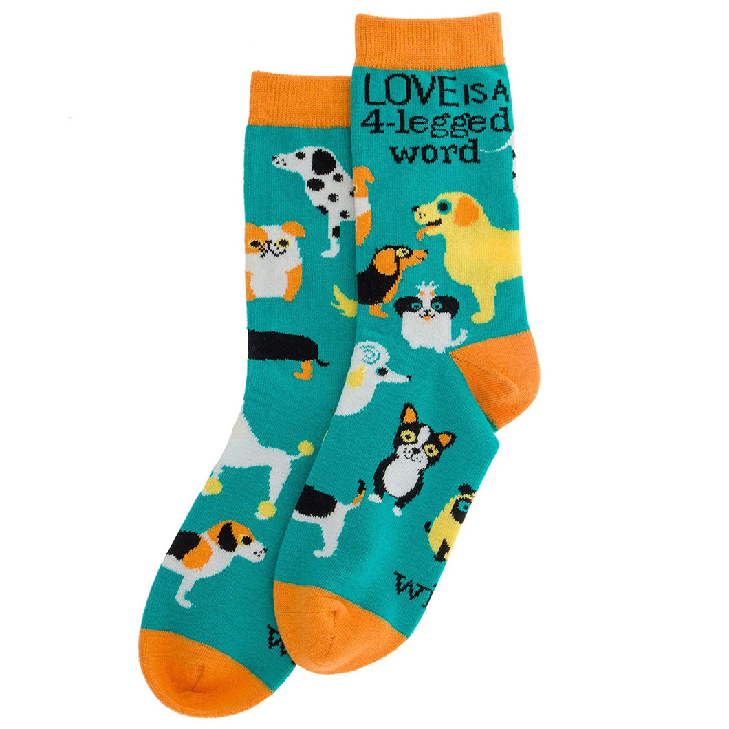 Wit! Dogs One Size Socks