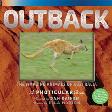 Load image into Gallery viewer, Outback the Amazing Animals of Australia A Photicular Book Hardcover