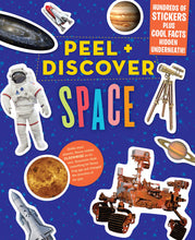 Load image into Gallery viewer, Peel + Discover Space Sticker Book