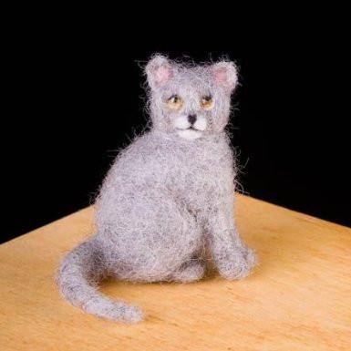 WoolPets Felting Kitty Kit