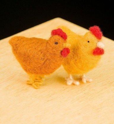 WoolPets Felting Chicken Kit