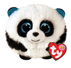 Ty Beanie Ballz Puffies- Bamboo the Panda