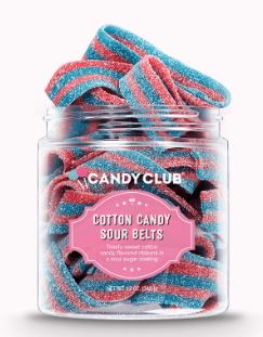 Cotton Candy Sour Belts Small Jar