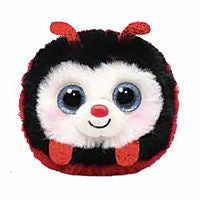 Ty Beanie Ballz- Izzy the Ladybug