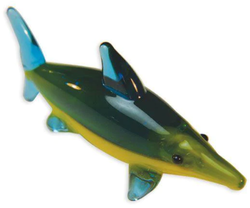 Isaac the Ichthyosaur Looking Glass Figurine