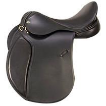 Black Leather Jumping Saddle