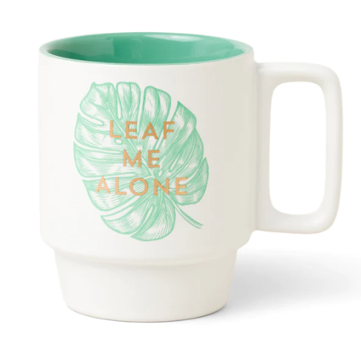 Designworks 12oz Mug- Leaf Me Alone