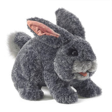 Load image into Gallery viewer, Folkmanis Grey Bunny Rabbit Puppet #3168