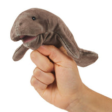 Load image into Gallery viewer, Folkmanis Mini Manatee Finger Puppet