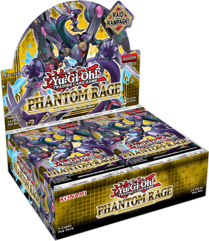 YuGiOh Phantom Rage Booster Pack, Single Pack