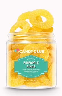 Pineapple Rings Candy Small Jar