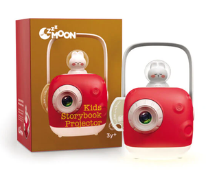 ZzzMoon Kids Storyboard Projector, Red