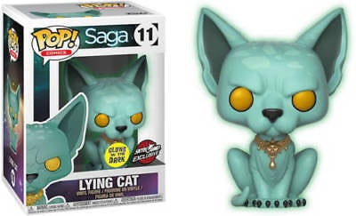 Funko Pop Saga Glow in the Dark Lying Cat Skybound Exclusive