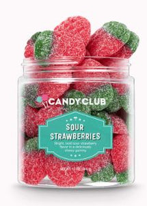 Sour Strawberries Candy Small Jar